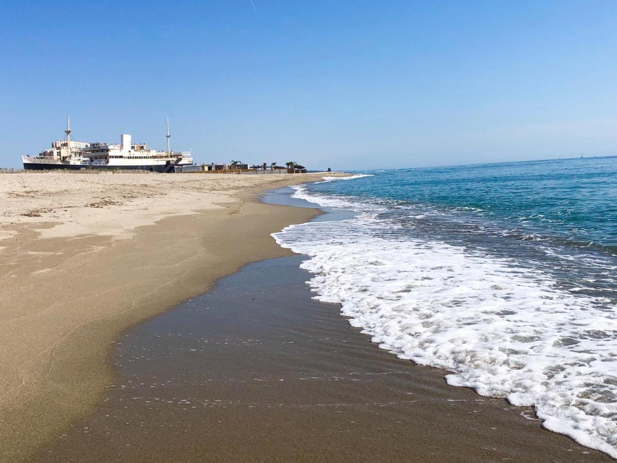Barcaresa-Villa Vue Mer Acces Direct Plage - Piscine Le Barcarès Buitenkant foto