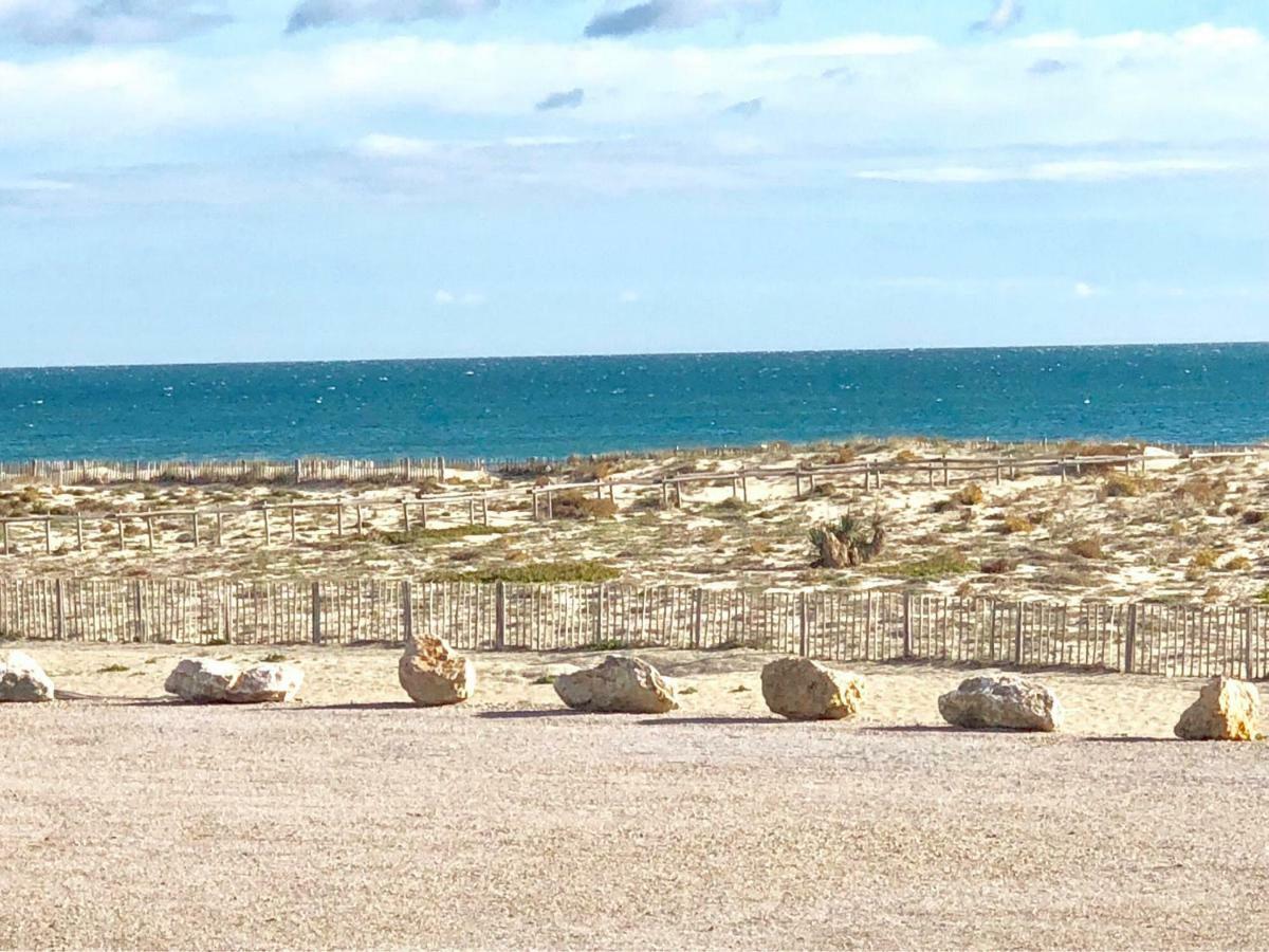 Barcaresa-Villa Vue Mer Acces Direct Plage - Piscine Le Barcarès Buitenkant foto