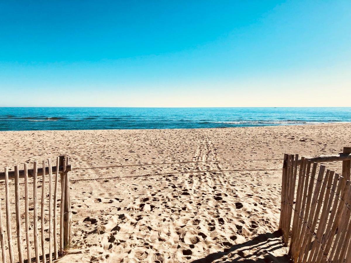 Barcaresa-Villa Vue Mer Acces Direct Plage - Piscine Le Barcarès Buitenkant foto