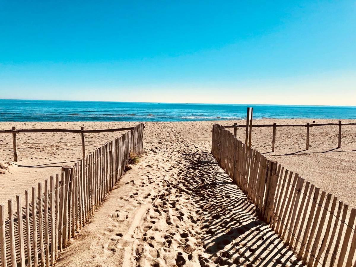 Barcaresa-Villa Vue Mer Acces Direct Plage - Piscine Le Barcarès Buitenkant foto